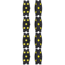 Traction Cleats for Shoes 5-Grip 4 Pairs Black