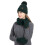 Σετ Κασκόλ και Γαντιών για Γυναικεία Καπέλα Beanie Ζεστά Χειμερινά Γάντι Πλέξιμο 1