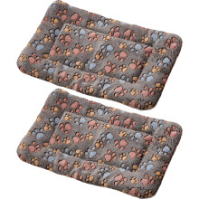 2Pcs Dog Mat Thick & Soft Pet Blanket Airy Fabric Waterproof Blanket 49*32cm