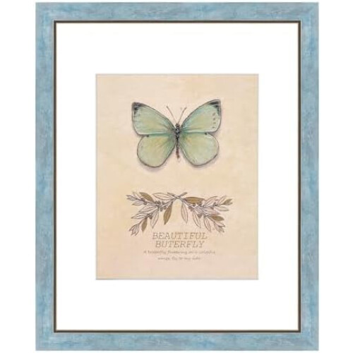 Picture Frame Blue Rustic Retro 11x14 1 pc