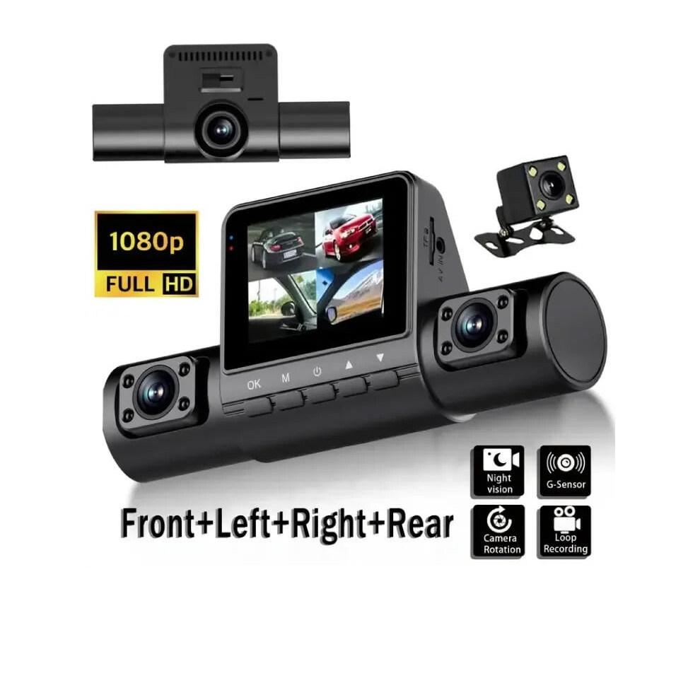 4-Channel 1080P Dash Cam With 2" Ips Display 9450273230948