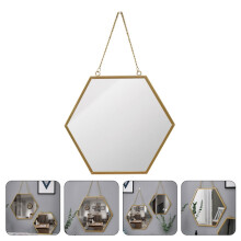 OUNONA Bathroom Hanging Mirror Decorative Wall Mirror Bathroom Makeup Mirrors