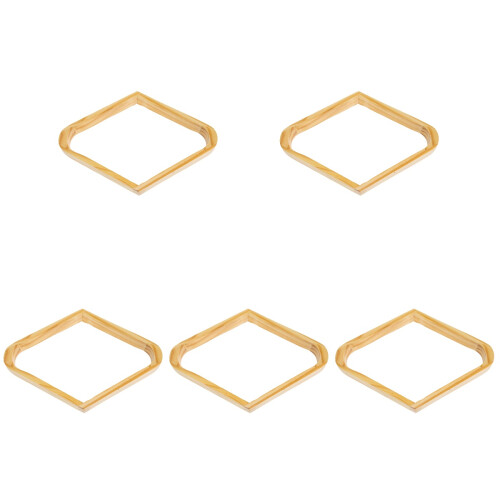 5Pièces Râtelier Billard Bois Kaki Pour Table De Billard À 1