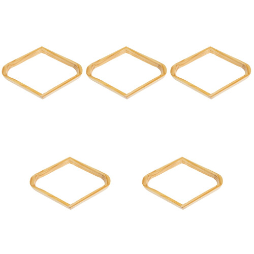 5Pièces Râtelier Billard Bois Kaki Pour Table De Billard À 2