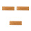3Pièces À Baguette Bois De Bambou 15 Pouces Double Échelle 9