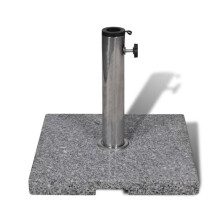 Pied de parasol 20 kg 3 adapteurs inclus 30 / 35 / 38 mm gris 2202027