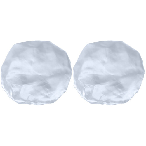 2Pièces Bonnet De Douche Épais , Élastique, Réutilisable Femme 1