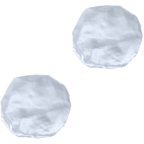 2Pièces Bonnet De Douche Épais , Élastique, Réutilisable Femme 2