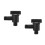 2Pièces Valve De D'eau Camping-Car ABS Noire Anti- 10