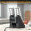Electric Salt and Pepper Grinder Set - Automatic Rechargeable Salt/Pepper Grinder with Charging Base and LED Light 3