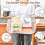 1 Pack Clear Storage Bins with Lids,Stackable Acrylic Display Case for Handbags, Cosmetic, Multifunctional Storage Boxes 4