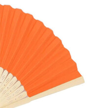24 PCS Hand Bamboo Folding Fans Handheld Paper Folding Fans for Wedding Parties and Home Decoration