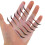 Flexible Eyeliner Makeup Stickers Lightweight Glitter for Eyes 4