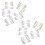 Flexible Eyeliner Makeup Stickers Lightweight Glitter for Eyes 10