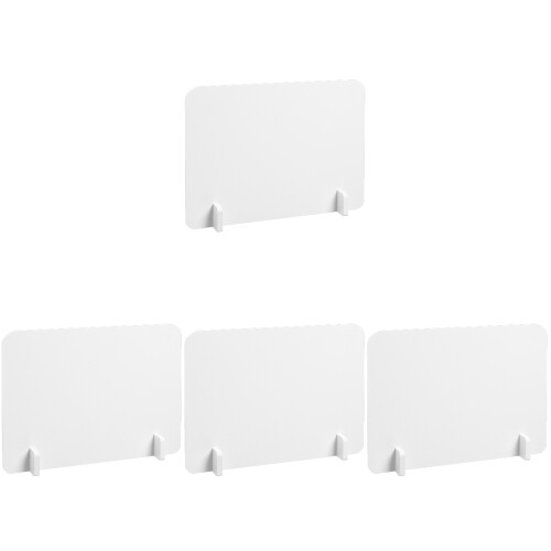 4Pièces Cloisons Blanches Résistantes Pour Séparation De 2