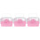 3Pièces Cage Hamster Rose Élégante Sécurisée Pour Petits Animaux 5