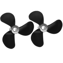 FRCOLOR 1 Pair of RC Boat Propellers Outboard Props Accessories for RC Boats