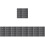 Stickers Clavier Anglais Noir Durable Et Résistant 6