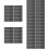 Stickers Clavier Anglais Noir Durable Et Résistant 11