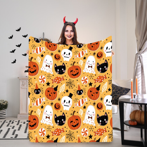 Stijggn Halloween Spookdeken 130x100cm