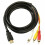 Cable HDMI a RCA chapado en oro de 1,5 m 1