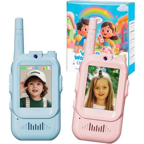 Παιδικό βιντεο-walkie talkie με 2 κάμερες HD USB-C