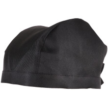 Toque de chef noire, taille unique