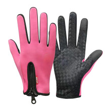 Yocbz geïsoleerde thermische winterhandschoenen roze S