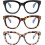 Lesebrille mit Blaulichtfilter für Damen im Retro-Stil 1