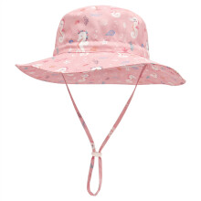 Chapeau de soleil pour bébé, chapeau de plage/baignoire pour tout-petit, chapeau bob d'été à large bord ajustable pour bébé garçon et fille