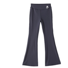 Mädchen-Yogahosen mit ausgestelltem Bein, dehnbare Nylon-Bootcut-Leggings