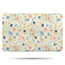 Χαλί μπάνιου Pioneer Flower Floral από αντιολισθητική μικροΐνη
