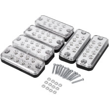 Sada LED bočních obrysových světel, 6 ks, 8 LED obrysových světel, směrová světla pro nákladní automobily a přívěsy