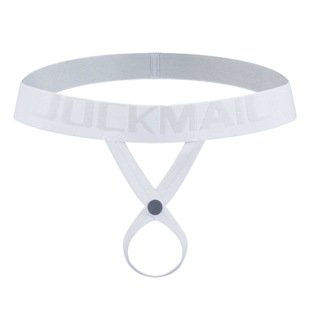 Men's Open Front Ring Underwear Bulge Enhancing Thongs Comfort Butt-Flaunting Jockstrap Bikini Trunks Men's