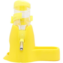 Hamster Water Bottle with Food Container Base Hut No Drip Drinking Dispenser for Dwarf Hamster Rats Mouse Gerbil Mice
