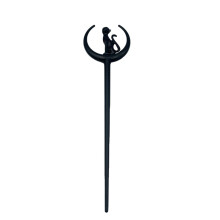 Gothic-Haarspangen aus Metall mit Krähenmotiv, Halloween-Fledermaus-Haarspangen, Accessoires für Frauen und Mädchen
