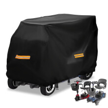 Funda impermeable de primera calidad para scooter, resistente a los rayos UV y al viento, fabricada en Oxford 420D con tiras reflectantes, correa