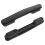 OUNONA 2 Pcs Plastic Luggage Handles Pull Grip Replacement Travel Black 1
