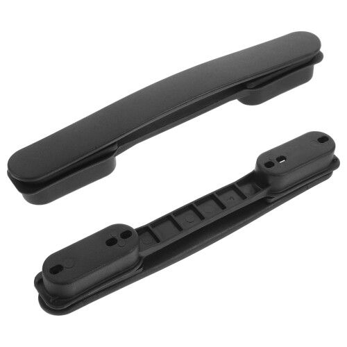 OUNONA 2 Pcs Plastic Luggage Handles Pull Grip Replacement Travel Black