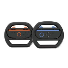 Paquete de 2 volantes Joy-Con compatibles con Nintendo Switch2: accesorio de carreras ergonómico, antideslizante y ligero.