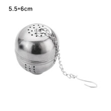 Krydderkule-infuser i rustfritt stål med kjede