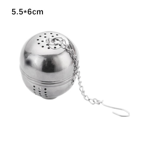 Krydderikugle-infuser i rustfrit stål med kæde