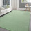 Light Green Memory-Foam Area Rug 4x6 ft 1