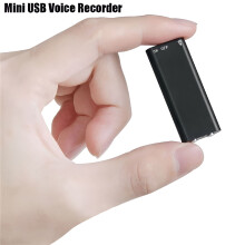 Mini registratore vocale audio da 8 GB con registrazione di 96 ore.
