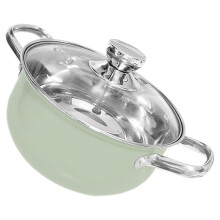 Stainless Steel Stockpot Green 23.6 cm
