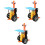 3Sets Creatief Wetenschap DIY Robot Speelgoed Multi Kleur Kunststof 5