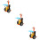 3Sets Creatief Wetenschap DIY Robot Speelgoed Multi Kleur Kunststof 11