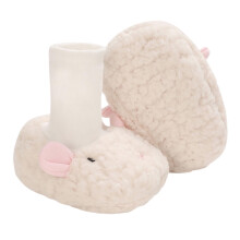 Unisex Baby Slipper Socks – Warm, Fuzzy, Comfortable Winter Booties for Newborns & Toddlers, Compatible with Pre-walking