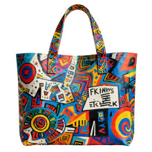 Bolsa Tote Acolchoada Feminina Personalizada Tamanho E 15" x 12,2"