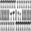 40-Piece Black Stainless Steel Flatware Set for 8 1